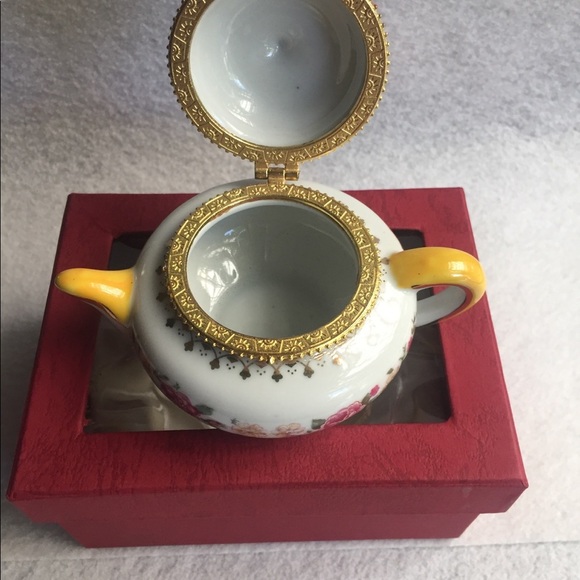 Mini Teapot Classic Italian Ceramic Collectible Decor - Picture 3 of 8